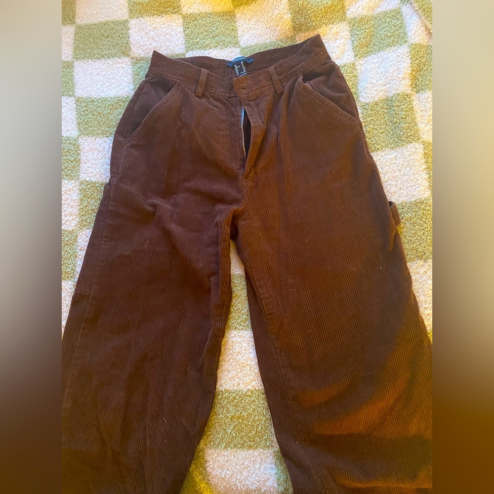 Brown stripy forever 21 pants